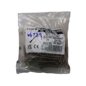Crabtree Socket Screw 35mm M3.5 1 Each S3535NP