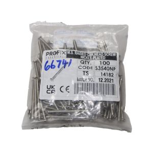 Socket screw 40mm 1 Each S3540NP