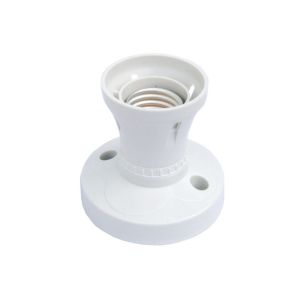 Cronexrabo ES Straight Plastic Lampholder White 1 Each CXE4034