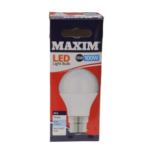 Maxim 13W/100W LED Bayonet A70 Lamp Daylight 1 Each 100MLGBCDL5X10