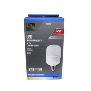 ACE LED BULB  30W  T100 E27 FROSTED 2400 LUMENS DAYLIGHT 100-240V 50/60HZ CE ACE