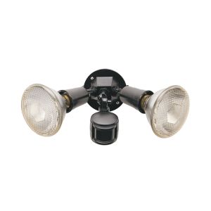 Cronexrabo Twin Spotlight With P I R Detector Black 1 Each CXE4200