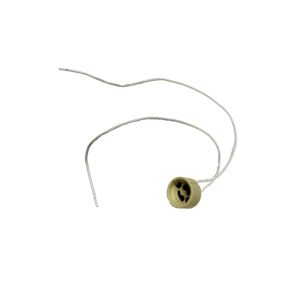 Ceramic GU10 Lamp Holder with Leads