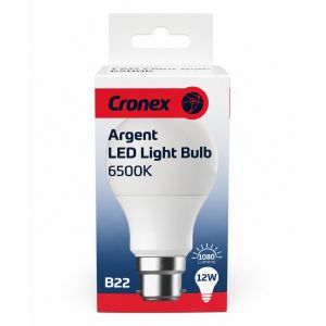 Cronex Argent Led Bulb BC B22 Daylight  12W 6500k   PELBUL375263