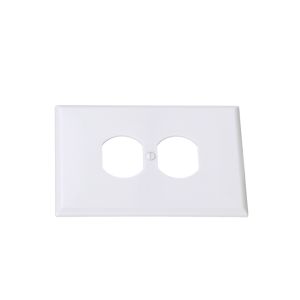 Leviton Duplex Outlet Wall Plate 1 Gang White 609021