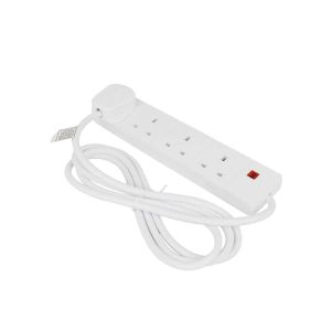 CED 4 Way Unfused Extension Cord 1 Each CEDTS4313M