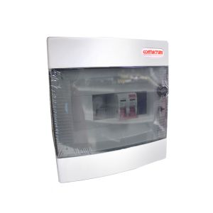 Contactum Surface Panel 4Way Consumer Unit NCDP041P 100A  CPD04P