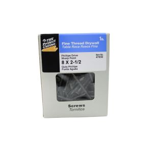 Hillman Fine Drywall Screws 8X2-Half Inch 1Lb  1 Ea 47656
