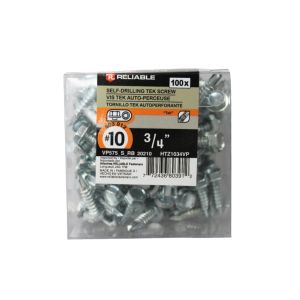 CYG Reliable Hex Head Screw Zinc 10 x 3/4