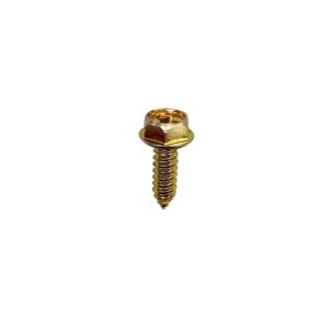Hillman Phillips Hex Head License Plate Screws – M6-1.0 x 20 mm (15-Pack)