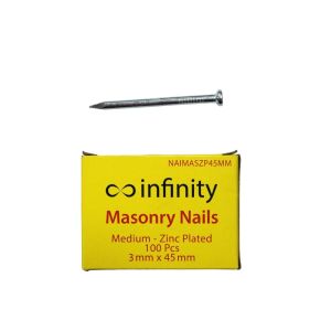CYG Infinity Masonry Nail Medium 3x45Mm 1 Box Yellow NAIMASZP45MM