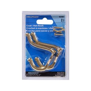 Hillman Coat and Hat Hooks Zinc Plated 1 Each 852081