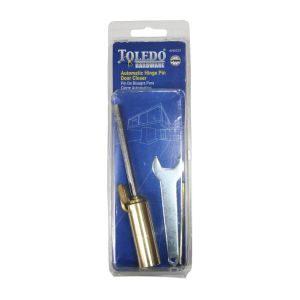 Toledo Automatic Hinge Pin Door Closer  Brass Plated 1Ea AHDC01