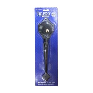 Toledo Door Handle Iron Black 1Ea TH19US514