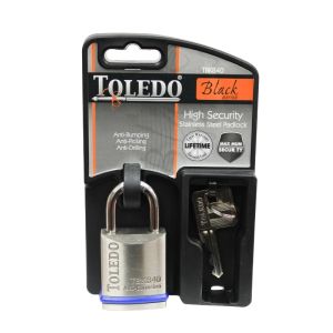 Toledo Stainless Steel Padlock 1Ea TBK840