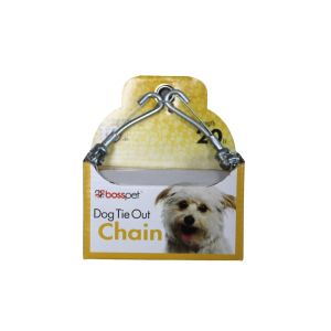  Boss Pet Products Dog Chain Wth Swivel Snap (Small) 1.8 Mm x 20 In Zinc 1 Each