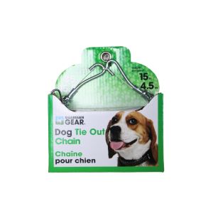  Boss Pet Products Dog Tie Out Chain 4.5 Mm x 15 Ft Steel 1 Each 27215