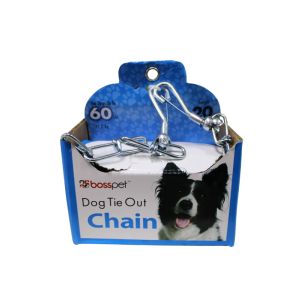 Boss Pet  Dog Tie Out Chain 3.5 Mm x 20 Ft Steel 1 Each 43720