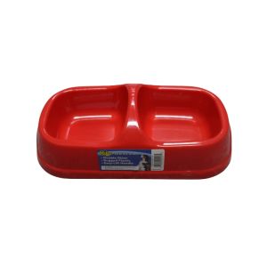 Hilo Double Diner Feeding Dish Red 1 Each 000213H
