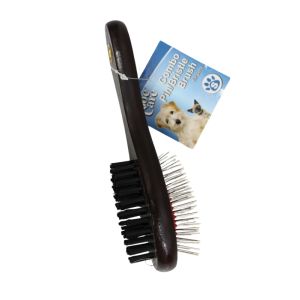 Aloe Care Brown Cat/Dog Brush 1 pk 8200511