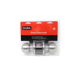 Dura Deadbolt Entrance Double Combo Lock Antique Brass 1 Each 5932ET+7312AB