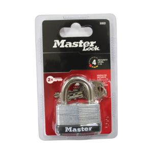 Master Lock 1-1/16 in. H x 1-3/4 in. W Laminated Steel Warded Locking Padlock