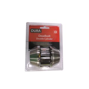 Dura Double Cylinder Dead Bolt  Stainless Steel 1 Each 7312-SS