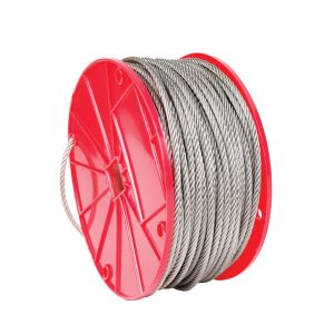 Ace Holdings Aircraft Cable 250 Ft 7x7 In Steel 1 Each 5438619