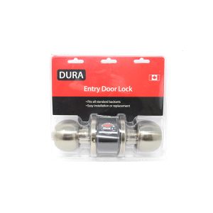 Dura Entry Lockset Ball Knob Antique Brass 1 Each 6372ET-AB