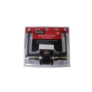 Dura Entry Lock Straight Lever Satin Nickel 1 Each 6491ET AB
