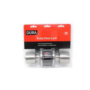 Cyg Intl Inc Entrance Lockset  Stainless Steel 1 Each 5932ET-SS