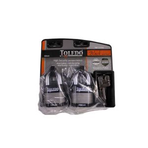  Toledo  High Sec Laminated Padlock 50 Mm Black 1 Each T-TBK13KA2