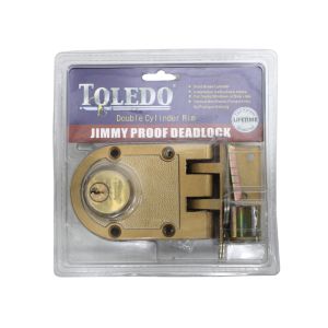 Toledo Double Cylinder Jimmy Proof Deadlock 1 Ea T-TJ602