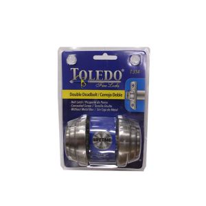  Toledo  Concealed Screw Deadbolt Satin Stainless Steel 1 Each T-T314US32D