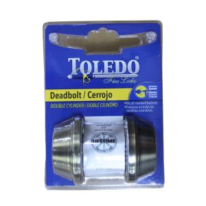 Toledo  Double Cylinder DeadBolt Antique Brass 1 Each T-V1801US5