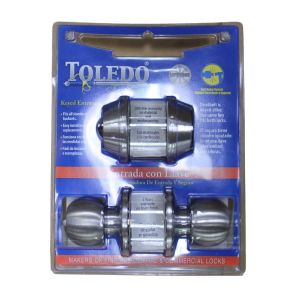  Toledo  Double Cylinder Deadbolt And Knobset Satin Stainless Steel 1 Each T-V15