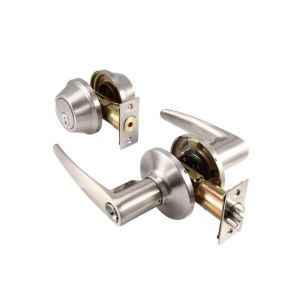 Toledo Double Cylinder Deadbolt And Leverset Satin Nickel 1 Each T-V1501BAUS15