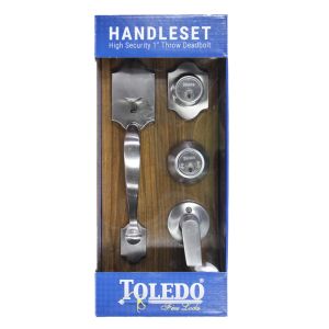 Toledo Double Cylinder Deadbolt Handleset Satin Nickel 1 Each T-V1601COCAUS15