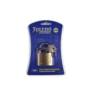  Toledo  Padlock 40 Mm Brass 1 Each T-T040