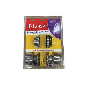 Toledo  Single Combo Set T Lock  Satin Stainless Steel 1 Each T-T871L301US32D