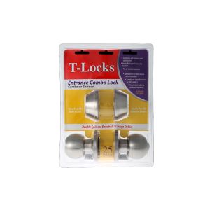  Toledo  Double Combo Set T Lock  Satin Stainless Steel 1 Each T-T871L312US32D