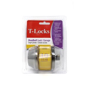 Toledo Single Deadbolt T Lock Antique Brass 1 Each T-L301US5