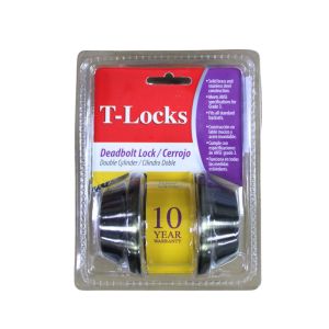 T-Locks Toledo Double Deadbolt T-Lock 3 1/2 x 5/8