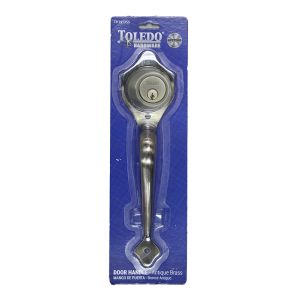  Toledo  Decorative Door Handle Antique Brass 1 Each T-TH19US5