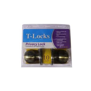 Toledo Privacy Knobset Antique Brass 1 Each T-T872US5