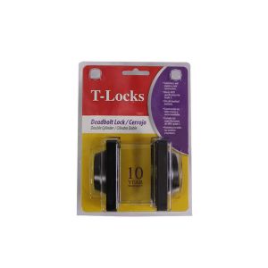 T-Locks Toledo Double Cylinder Deadbolt Brass T-E312US514