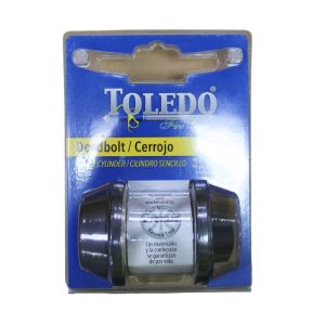  Toledo  Single Cylinder Deadbolt Iron Black 1 Each T-V1800US514