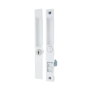 Toledo Sliding Door Latch White Finish   1 Ea TWL979W