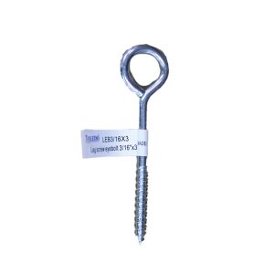 Toledo Lag Screw Eye Bolt Three 16th X 3 Inch  1 Ea LEB3 16X3