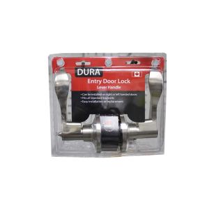 Dura Entry Lock and Lever Set  Satin Nickle 1 Each 1860ET-SN